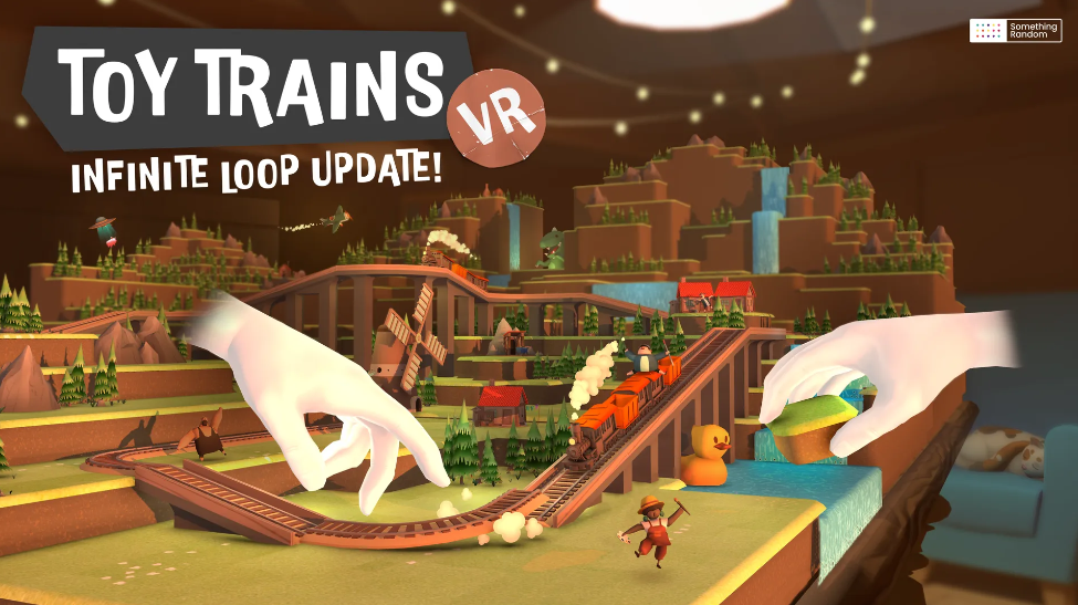 VR火车模拟器游戏《Toy Trains》发布更新